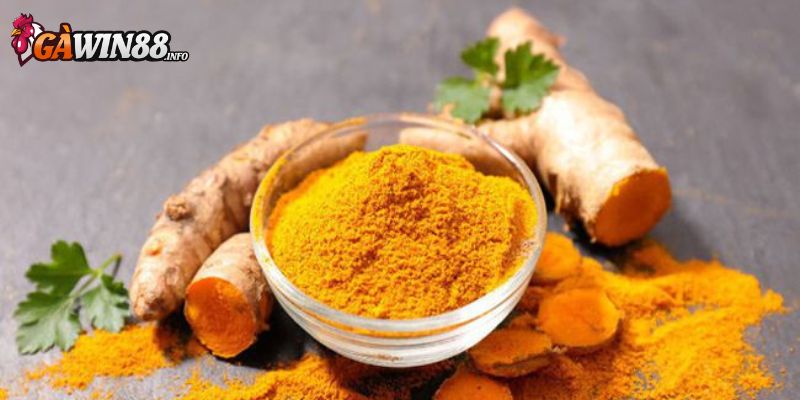 Nghệ giúp chiến kê mau lành vết thương 