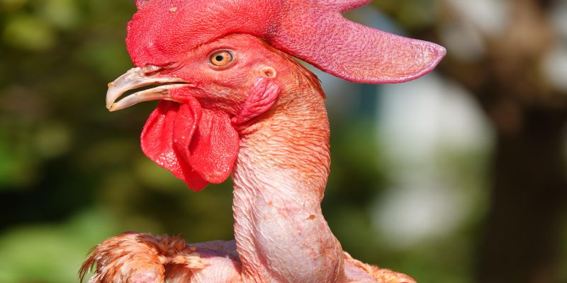 Giống gà không lông được lai tạo từ Israel